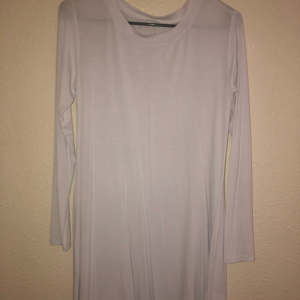 MEDIUM White skater dress